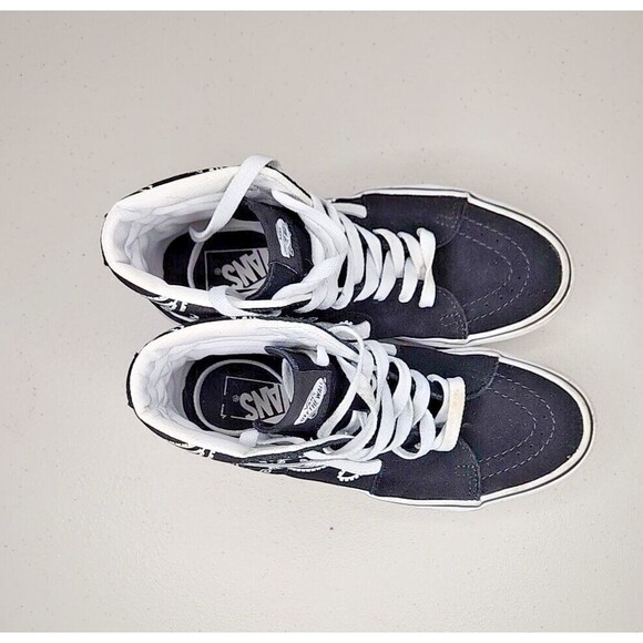 VANS SK8-HI (PEACE PAISLEY) BLACK / TRUE WHITE VN0A5JMJB0E Women's 7.0 - Picture 9 of 10